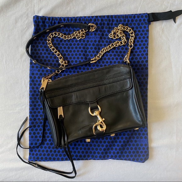 Rebecca Minkoff mini mac leather crossbody bag - Picture 2 of 9